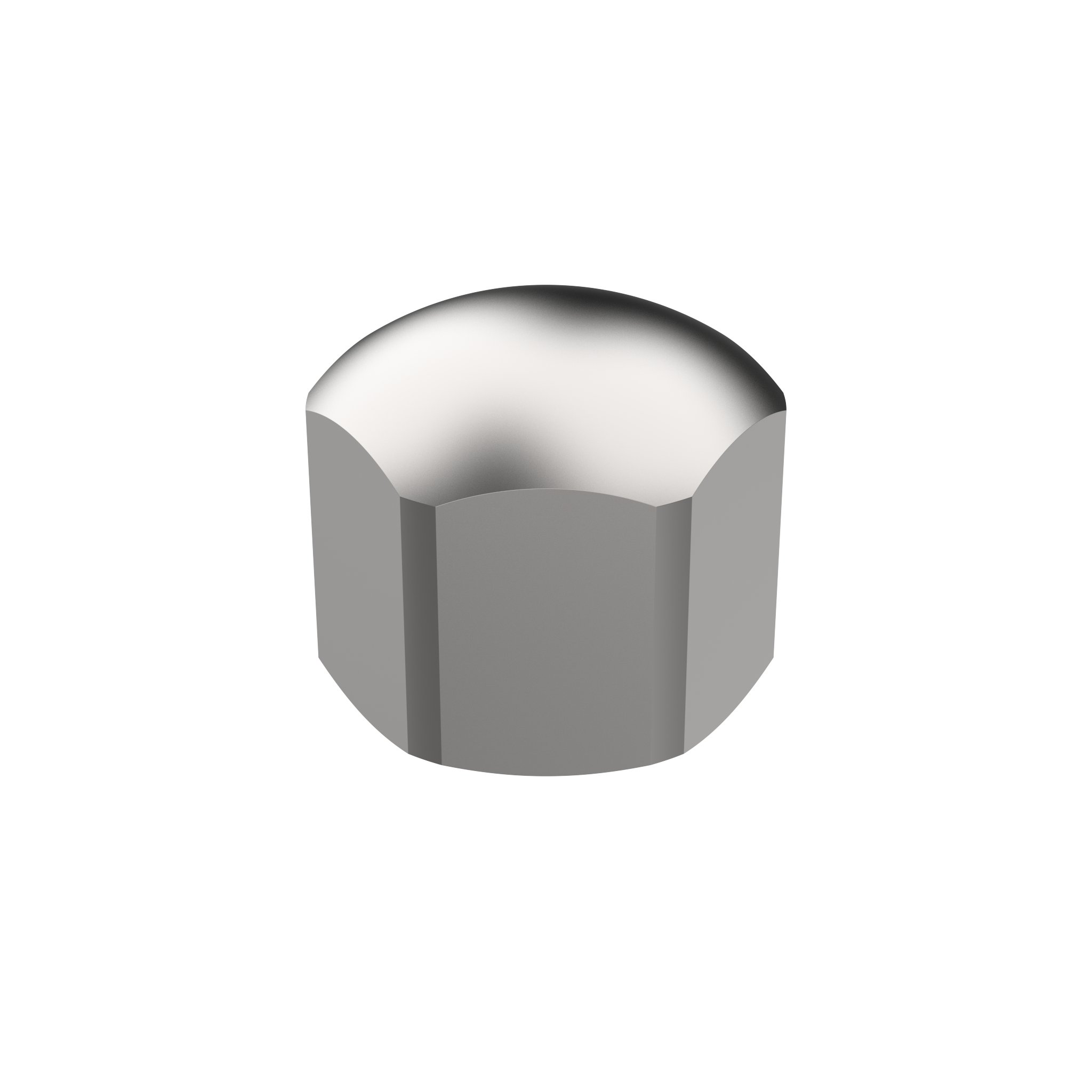 DIN 917 Cap Nut, Steel class 5, M10, Plain (91710)