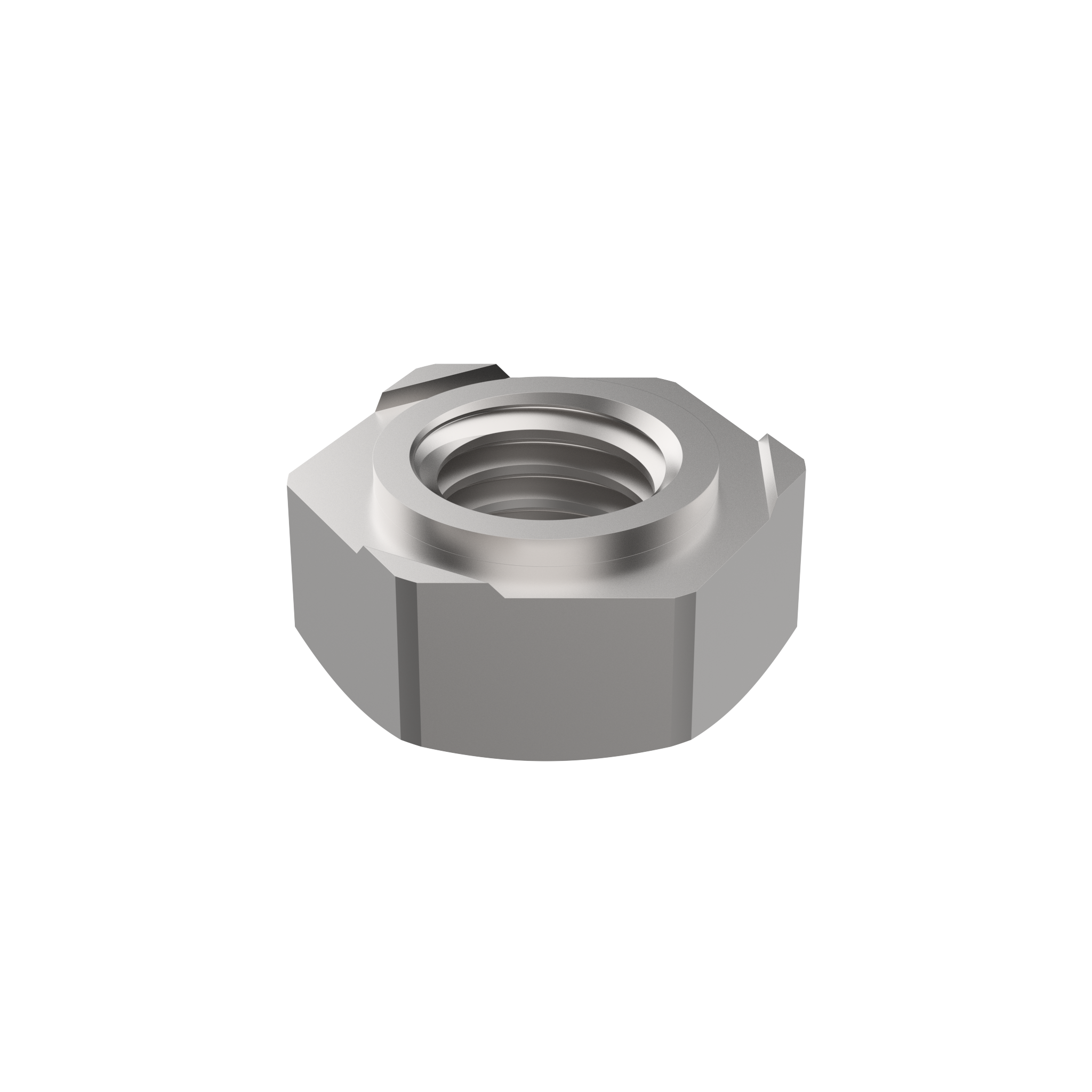 DIN 929 Hexagon Weld Nut, Steel, M3, Plain (92903)