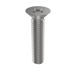 DIN 965-H Flat Head Screw with Phillips, Stainless A2, M2.5 x 18 (965A2025018)