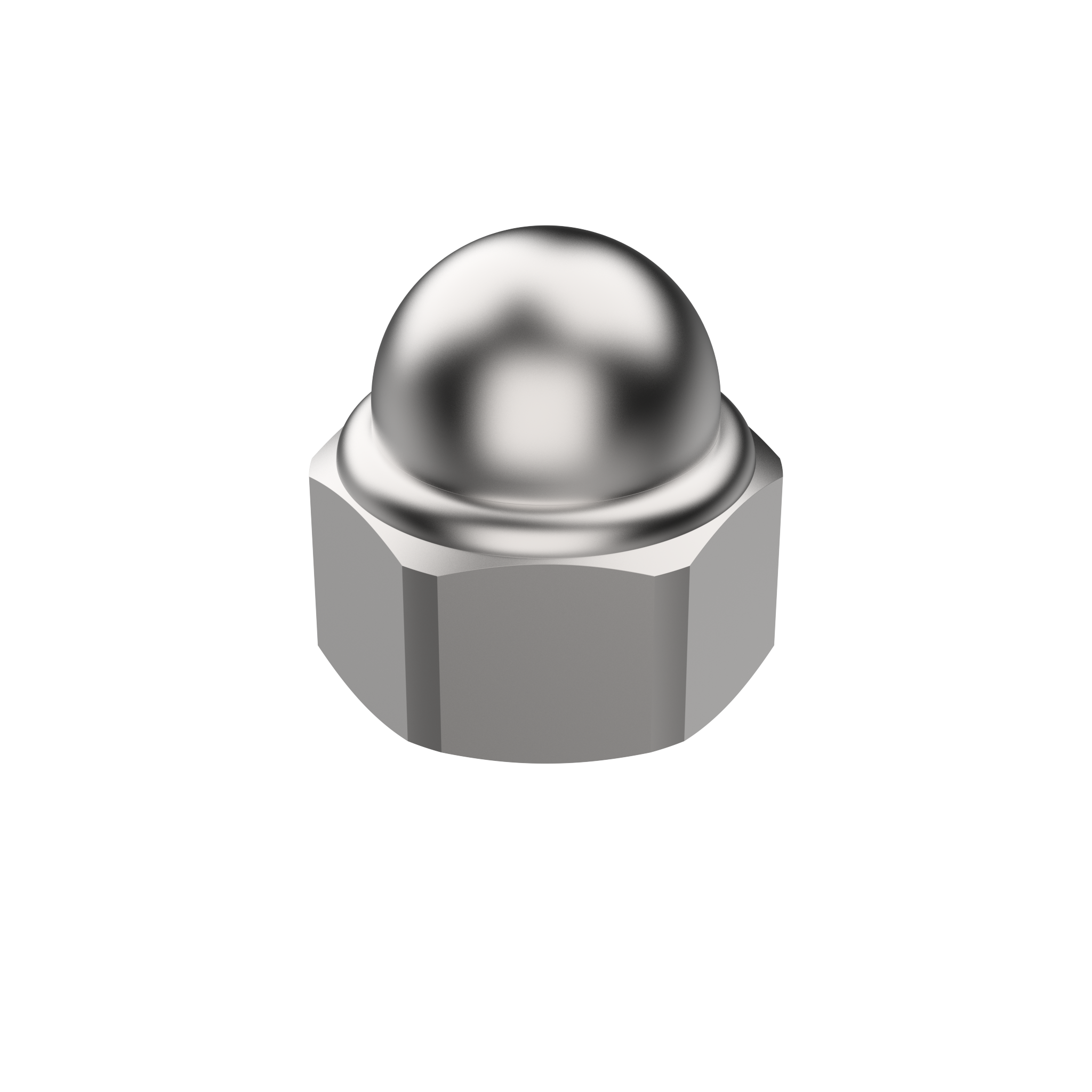 DIN 986 Cap Nut, Steel class 5, M8, Zinc Plated (986081)
