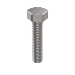ISO 4017 Hexagon Head Screw, Brass, M12 x 80, Plain (4017B12080)
