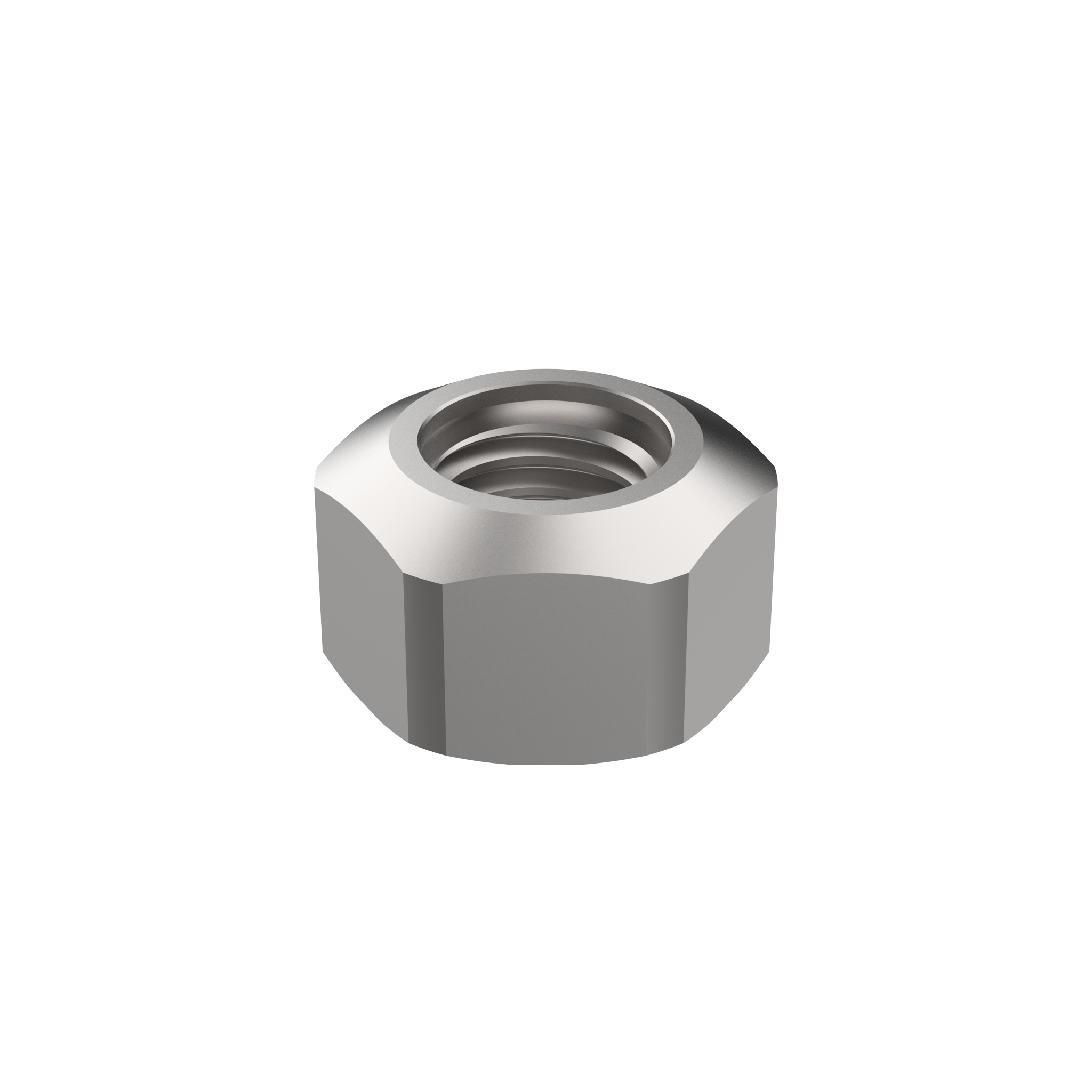 ISO 7042 Hexagon Nut with Clamping Part, Steel class 10, M10, Plain (70421010)