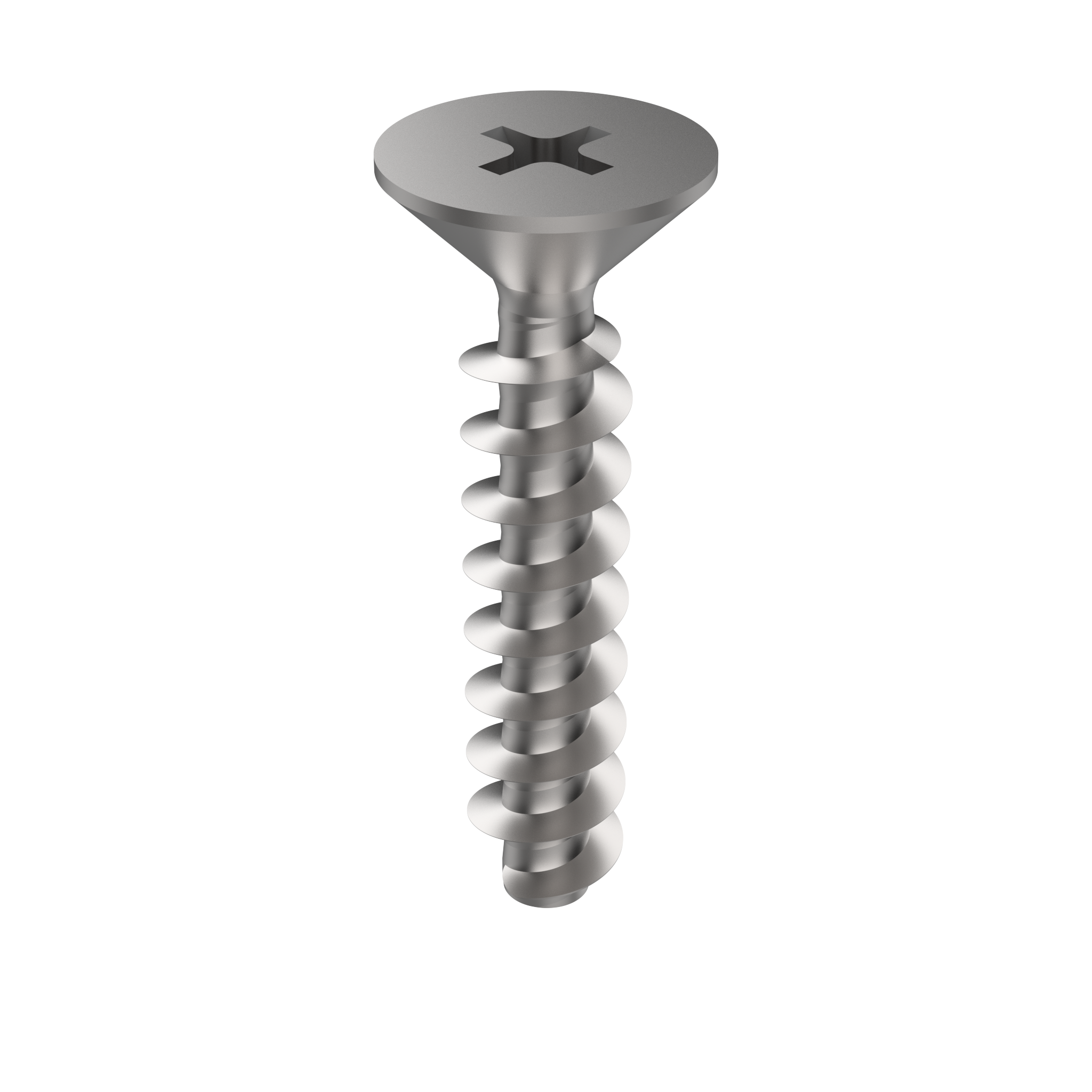 TPCC (WN 1413) Thermo Plastic Screw, 3.0 x 12 mm, Countersunk, Zinc Plated (TPCC30012H1)
