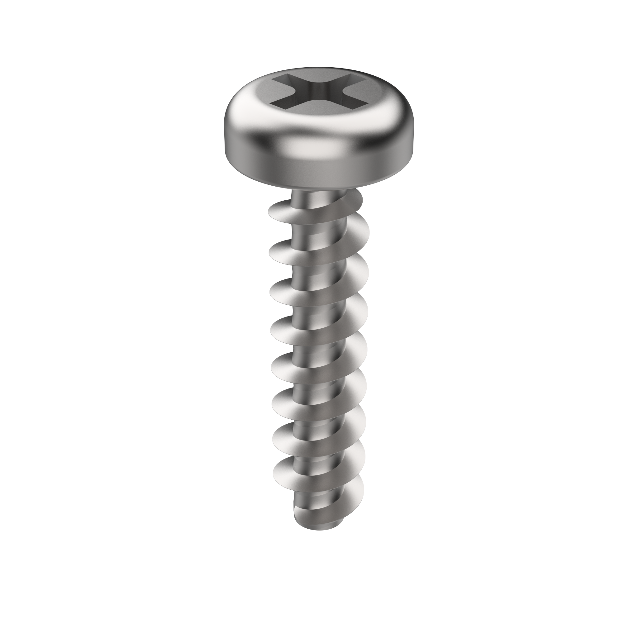 TPPCO (WN 1442) Thermo Plastic Screw, 3.5 x 16 mm, Pan Head, Zinc Plated (TPPCO35016H1)