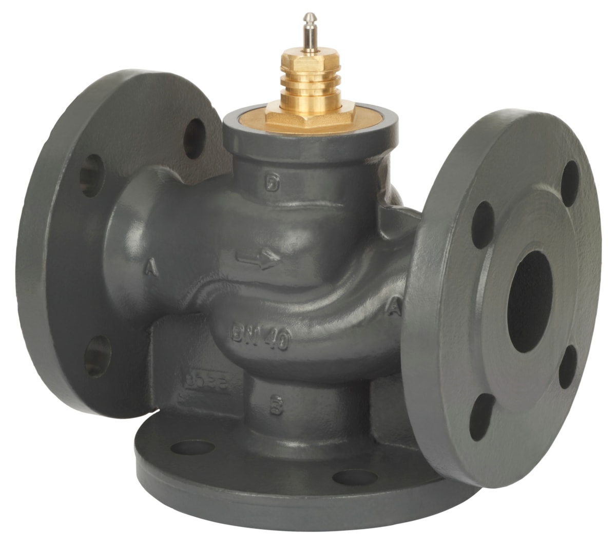 Danfoss VF 3 PN 16 3-Way Seated Flanged Mixing Valve DN 15, Kvs 1.6 (065Z0253)