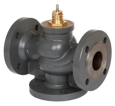 Danfoss VL 3 PN 6 Three-Way Flanged Mixing Valve Body DN 15, Kvs 0.63 m³/h