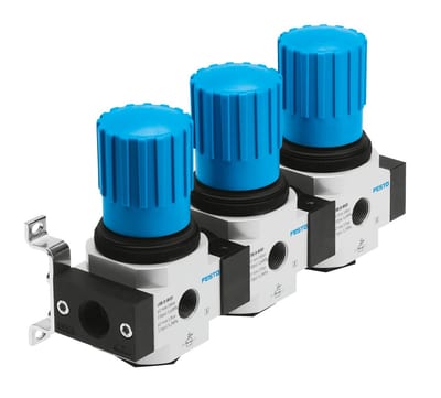 Festo LRB-3/8-D-O-K3-MINI Pressure regulating valve manifold