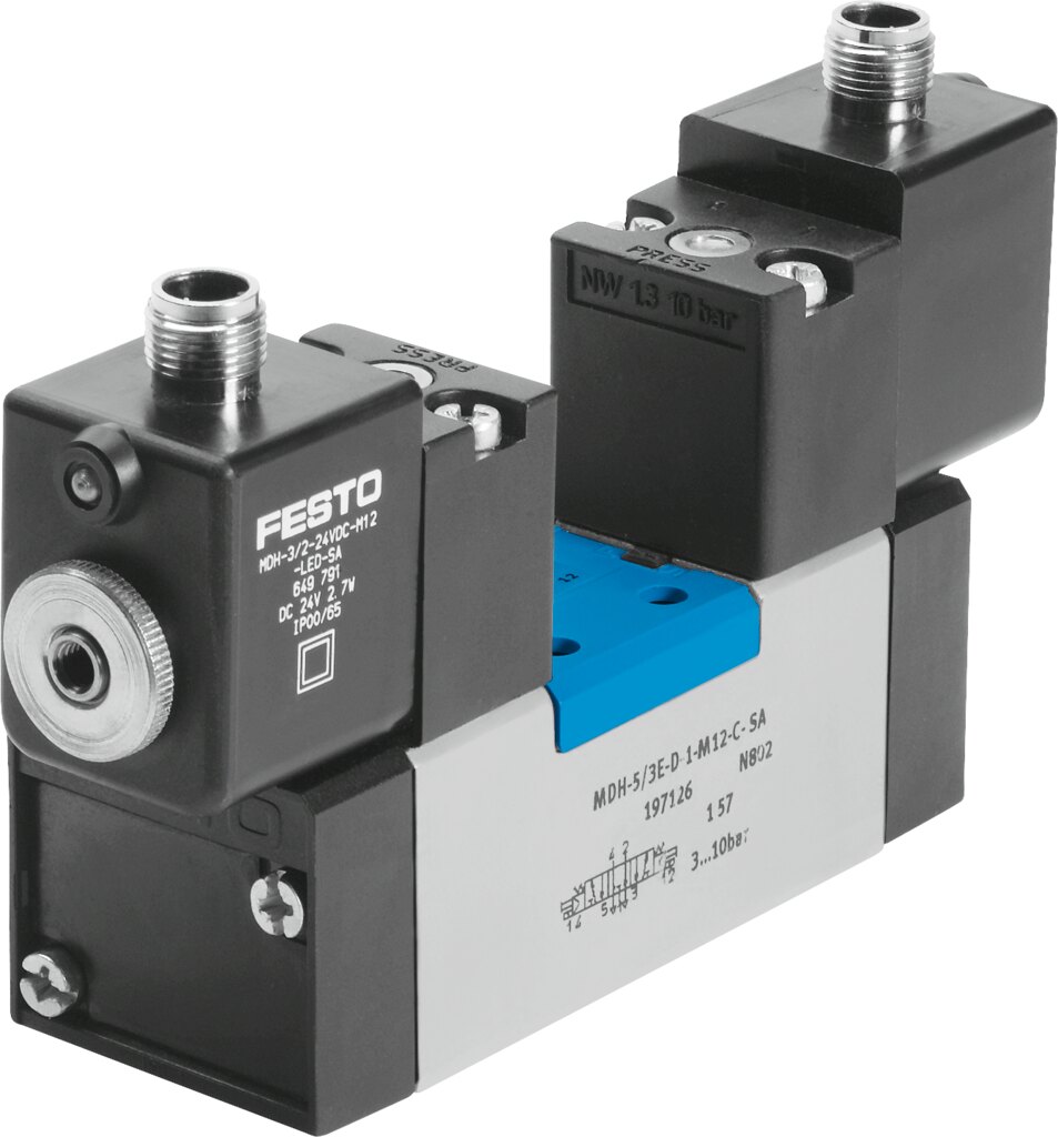 Festo MDH-5/3E-D-3-M12-C Solenoid valve