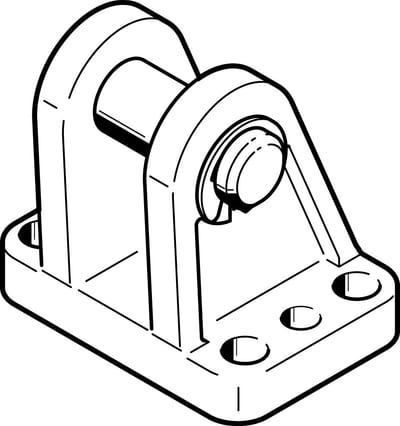 Festo LBG-100-R3 Clevis foot