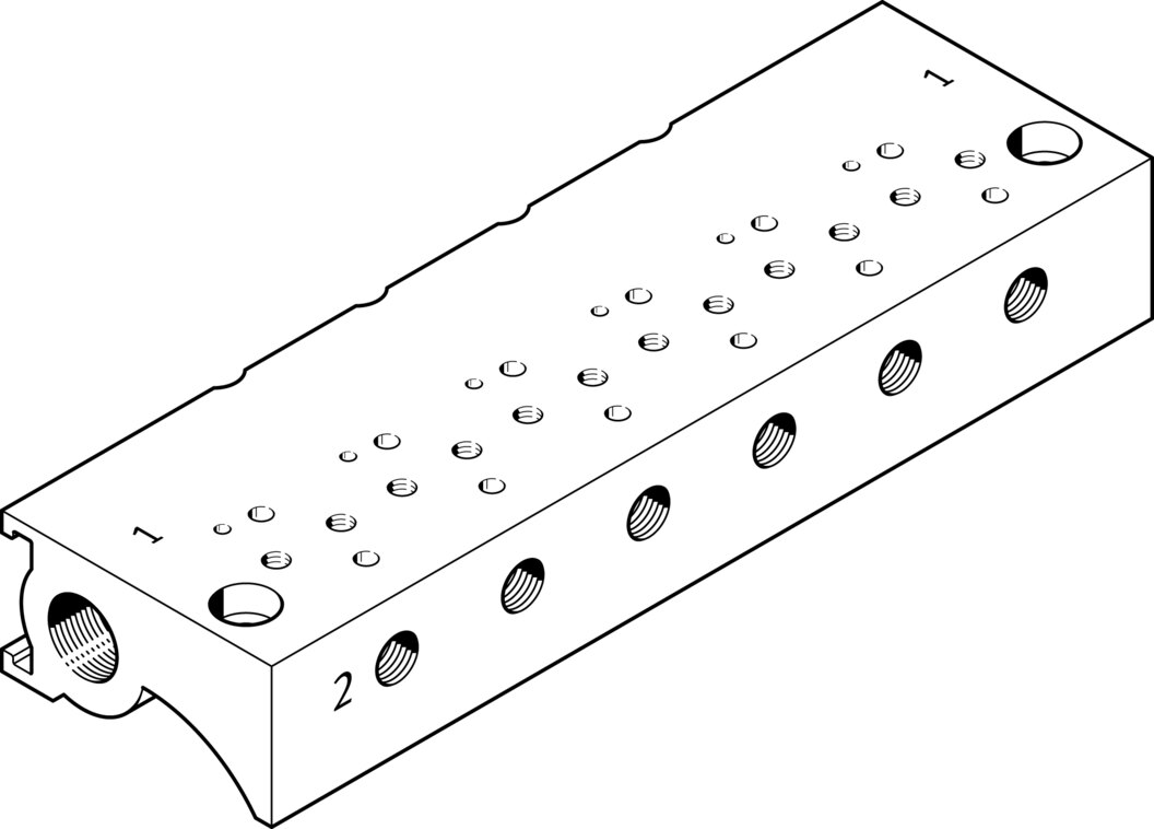 Festo MHA1-P10-2-M3 Manifold