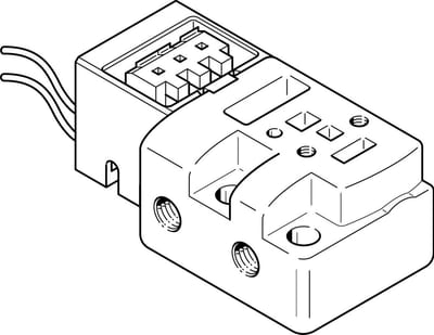 Festo MHP1-AS-3-M3-PI Individual sub-base