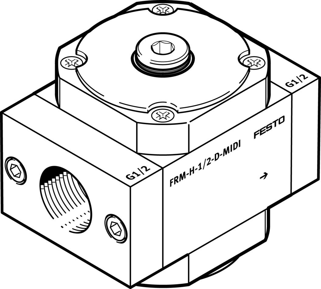 Festo FRM-H-1/2-D-MIDI Branching module