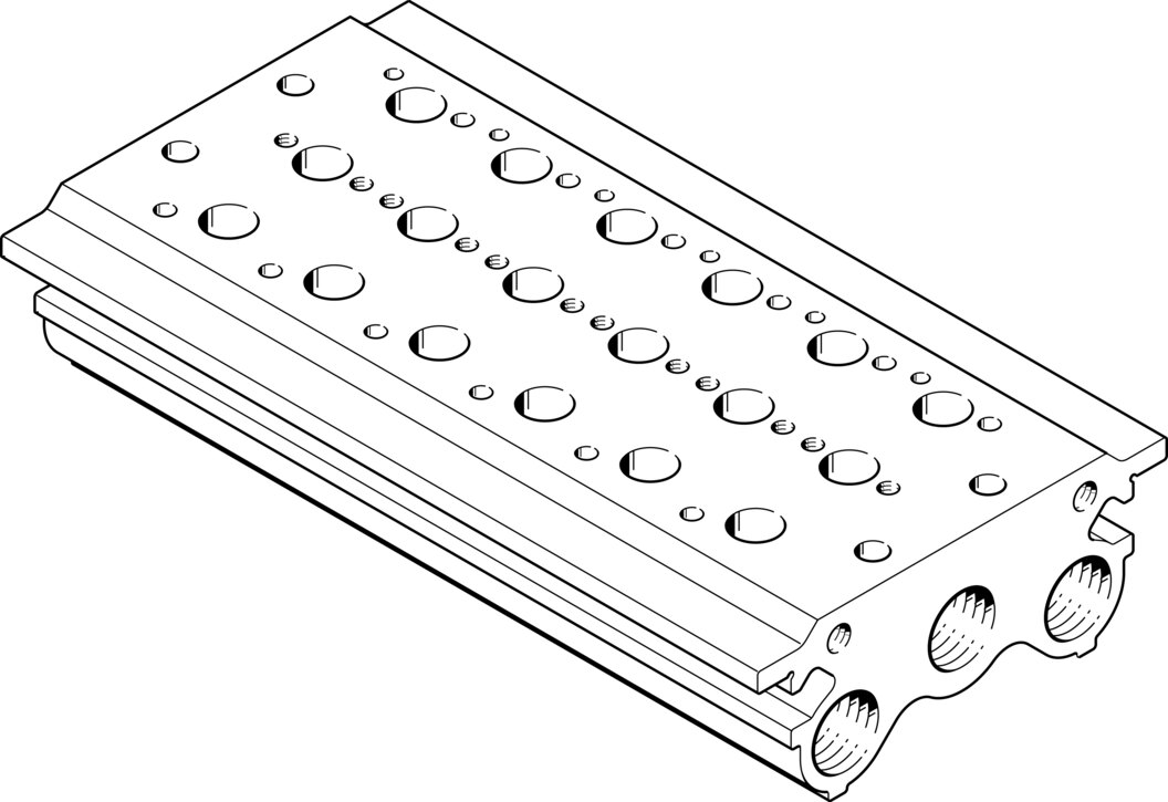 Festo PRS-1/4-6-B Manifold block