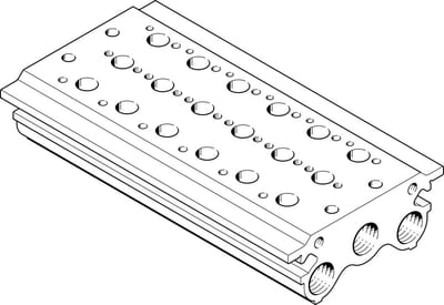 Festo PRS-1/4-6-B Manifold block