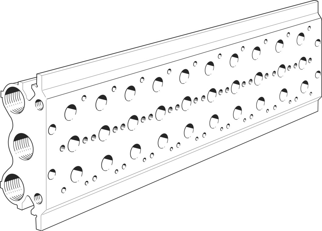 Festo PRS-1/4-10-B Manifold block