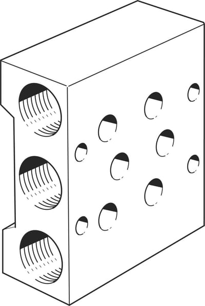 Festo PRS-1/8-2-B Manifold block