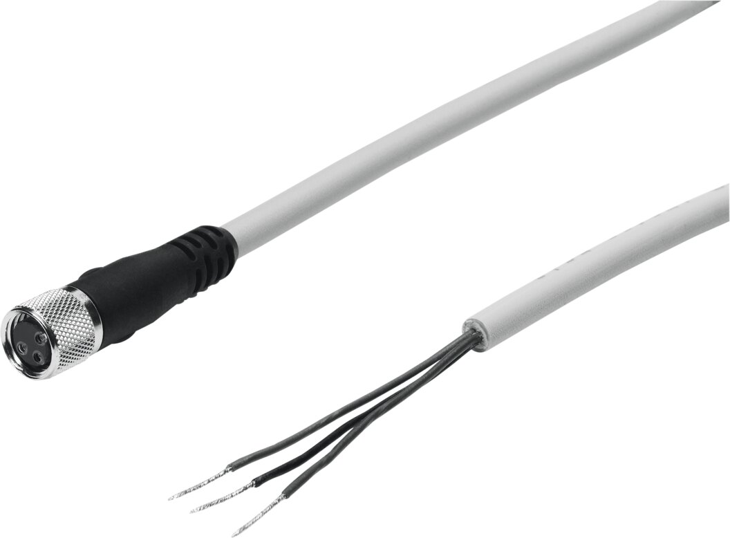 Festo SIM Connection Cable - 5M, SIM-M8-3GD-5-PU