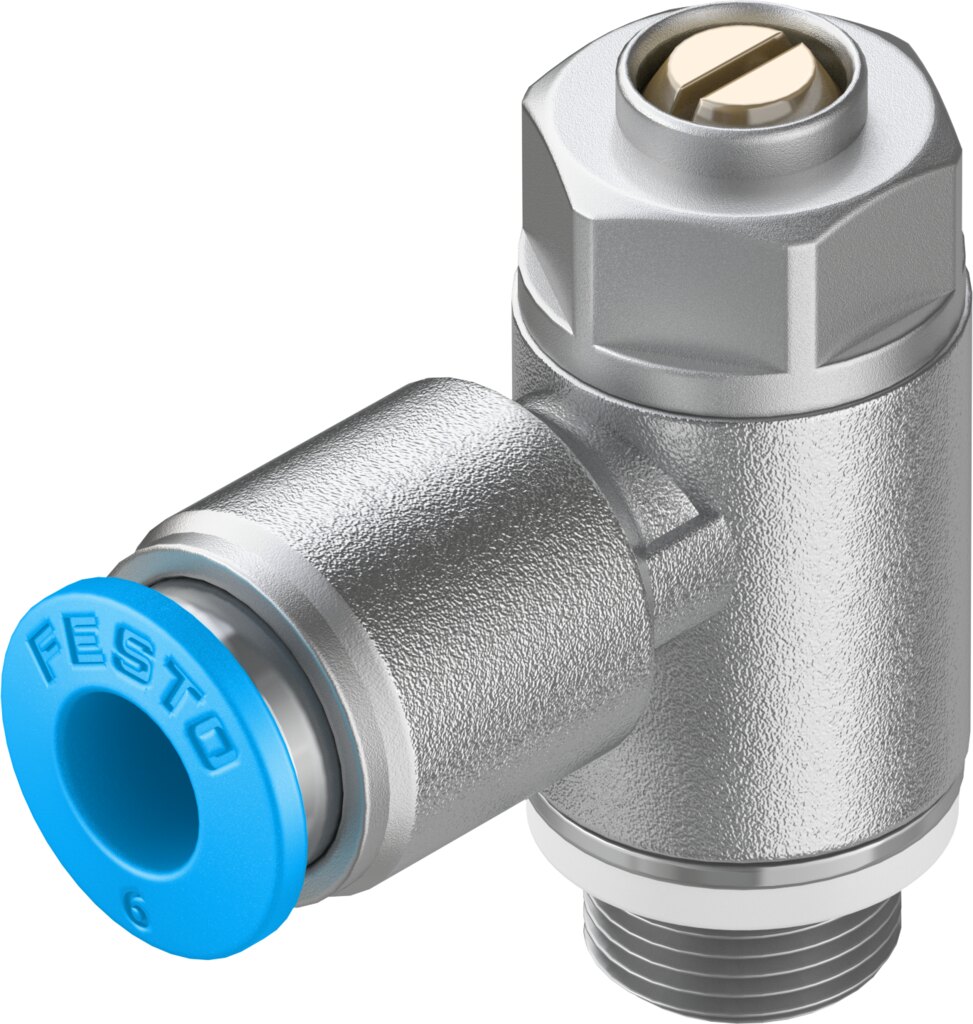 Festo GRLA-1/8-QS-6-D One-way flow control valve