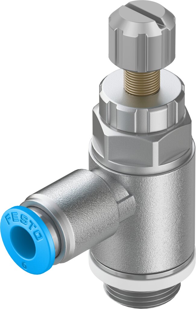 Festo GRLA-3/8-QS-10-RS-D One-way flow control valve