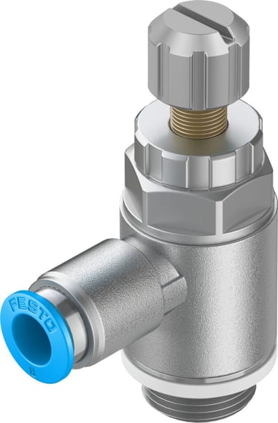 Festo GRLA-3/8-QS-8-RS-D One-way flow control valve
