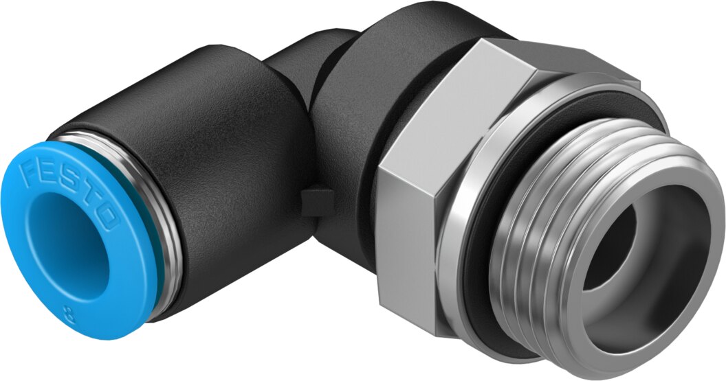 Festo QSL-G3/8-8 Push-in L-fitting
