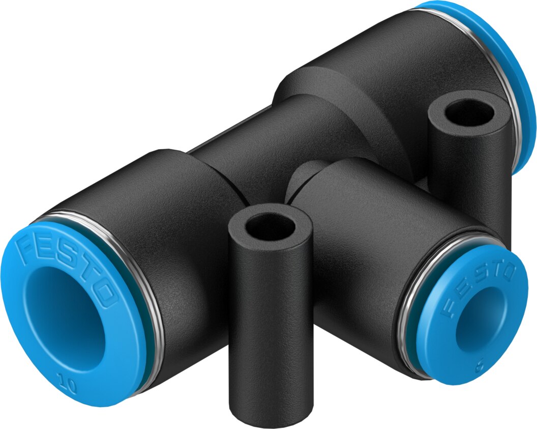 Festo QST-10-6 Push-in T-connector