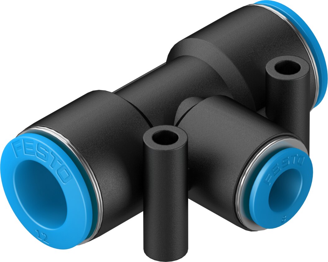 Festo QST-12-8 Push-in T-connector