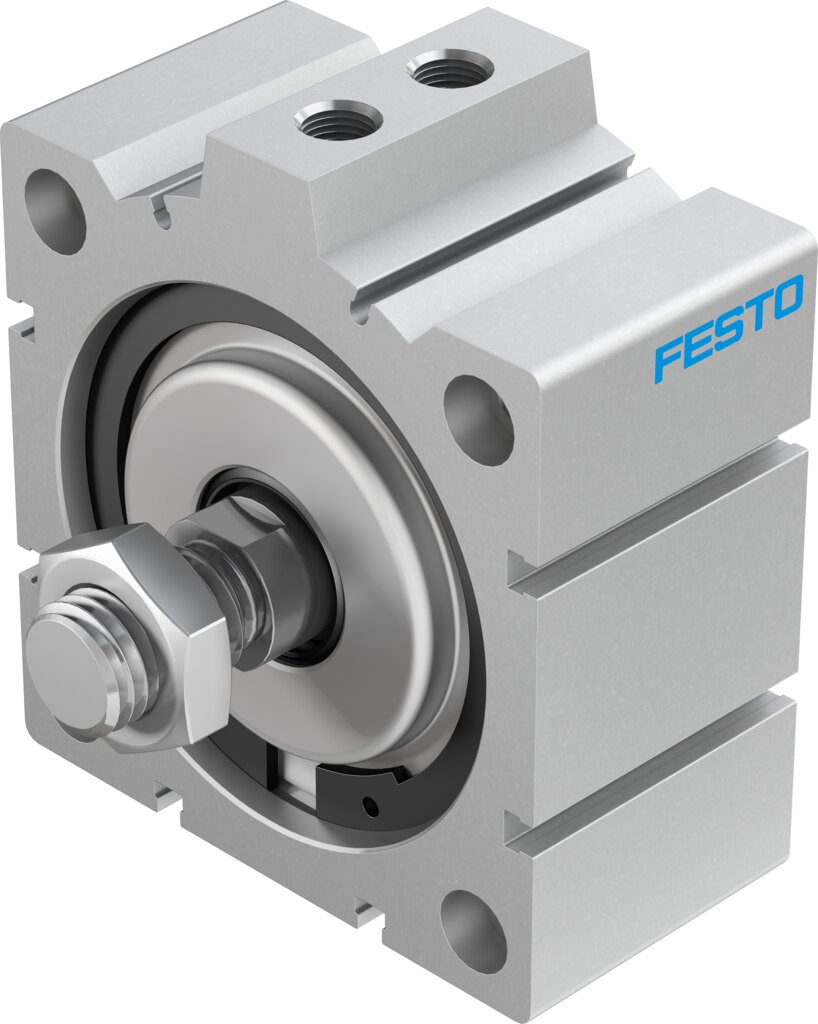 Festo ADVC Short stroke cylinder - 100mm, G1/4, 10mm, ADVC-100-10-A-P