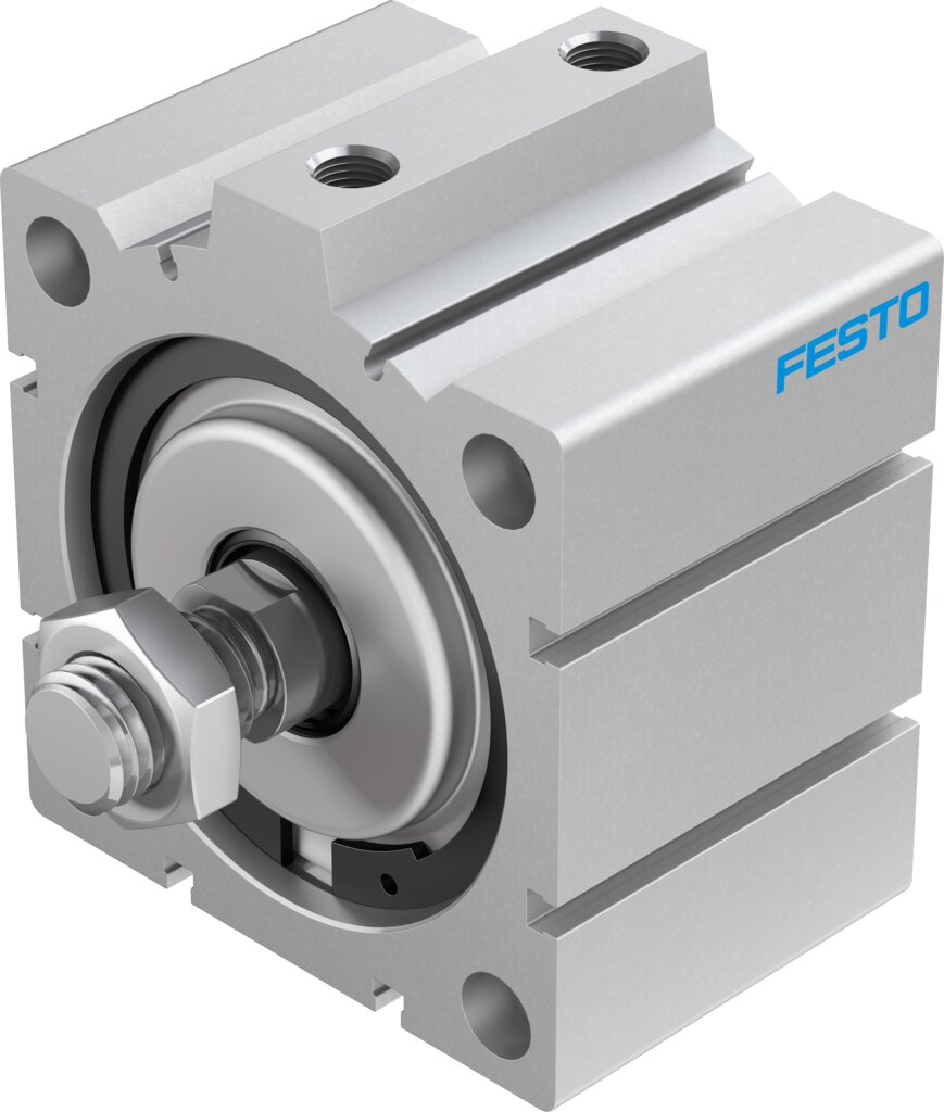 Festo ADVC Short stroke cylinder - 100mm, G1/4, 20mm, ADVC-100-20-A-P-A
