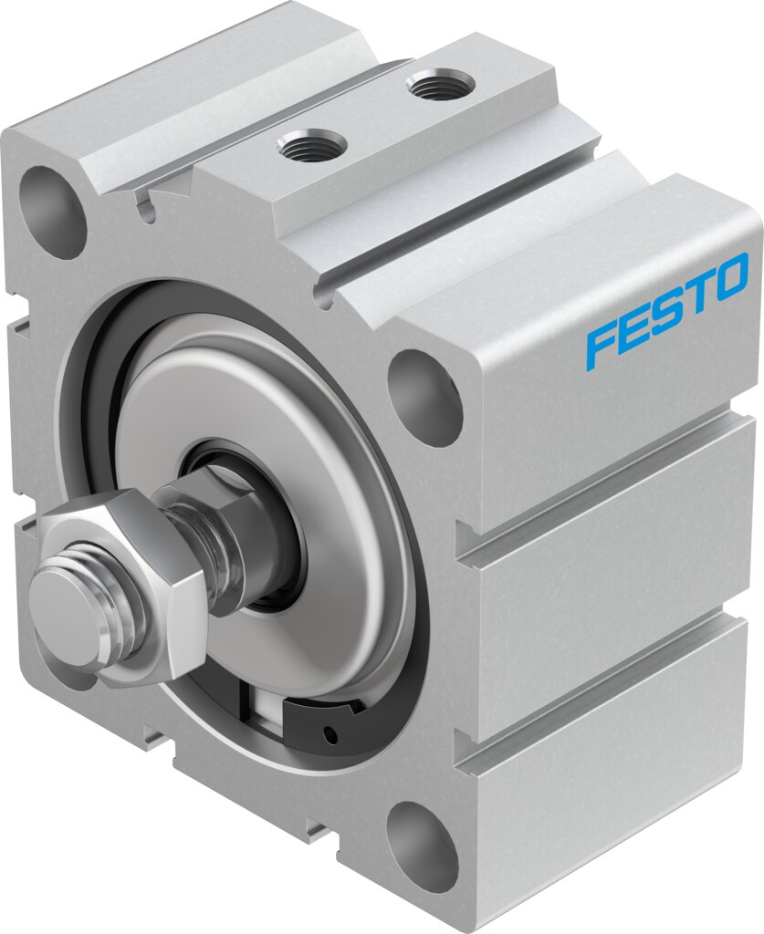 Festo ADVC Short stroke cylinder - 80mm, G1/8, 15mm, ADVC-80-15-A-P