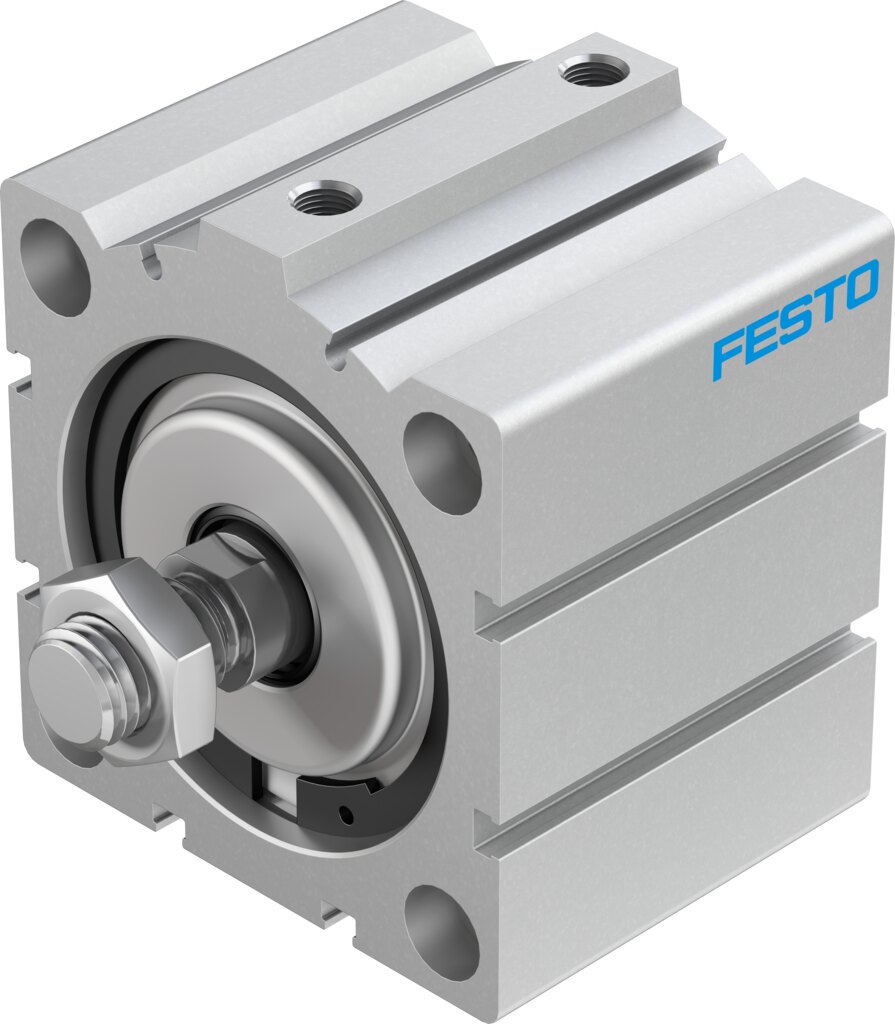 Festo ADVC Short stroke cylinder - 80mm, G1/8, 25mm, ADVC-80-25-A-P-A