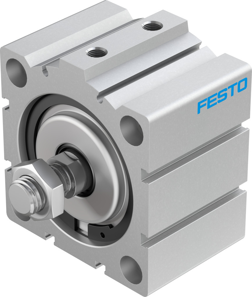 Festo ADVC Short stroke cylinder - 80mm, G1/8, 25mm, ADVC-80-25-A-P
