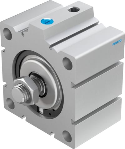 Festo AEVC Short stroke cylinder - 100mm, G1/4, 25mm, AEVC-100-25-A-P