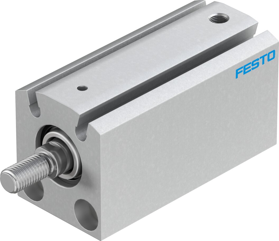 Festo AEVC Short stroke cylinder - 16mm, M5, 25mm, AEVC-16-25-A-P-A