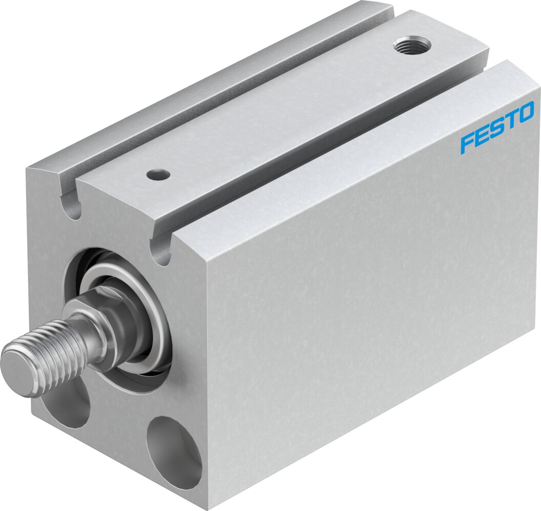 Festo AEVC Short stroke cylinder - 20mm, M5, 25mm, AEVC-20-25-A-P-A