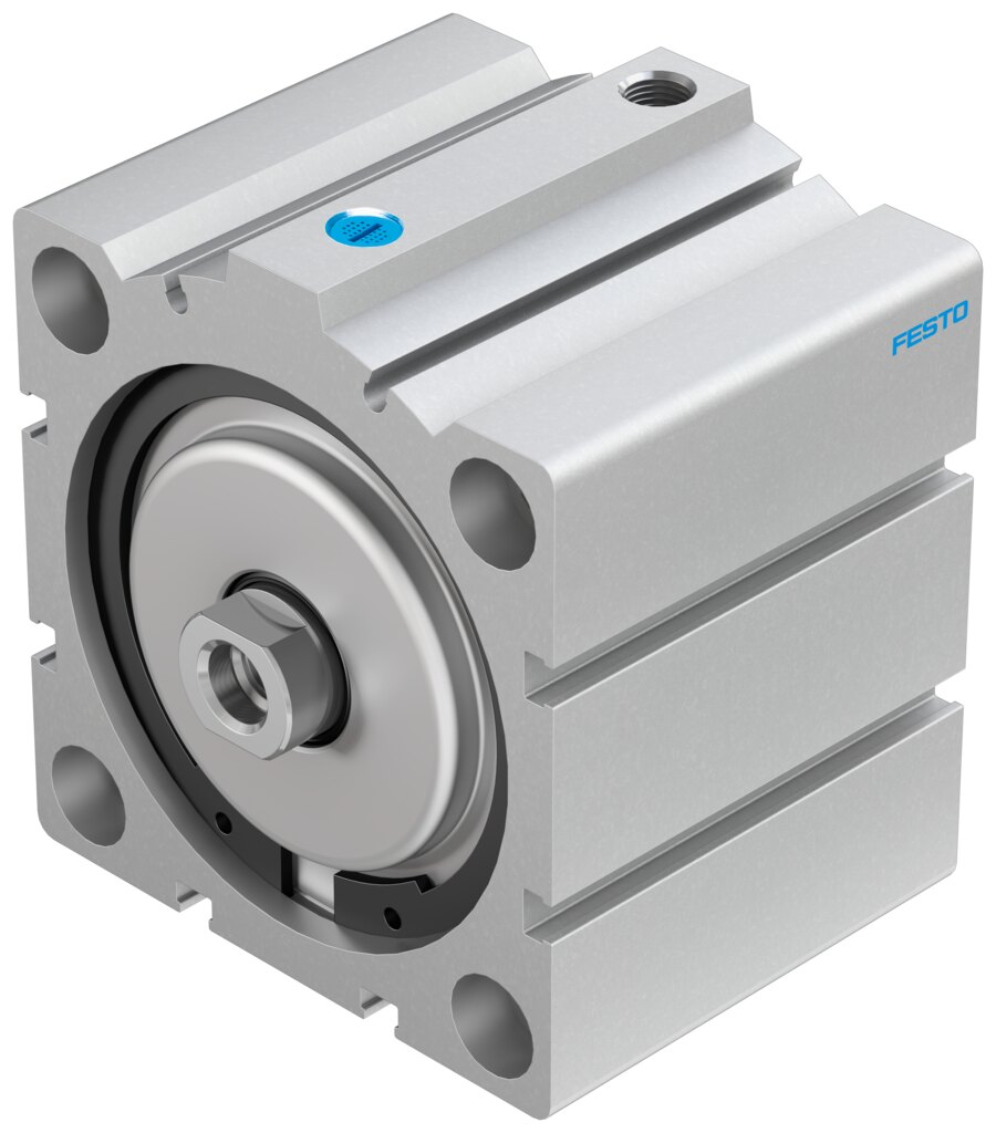 Festo AEVC Short stroke cylinder - 80mm, G1/8, 25mm, AEVC-80-25-I-P-A