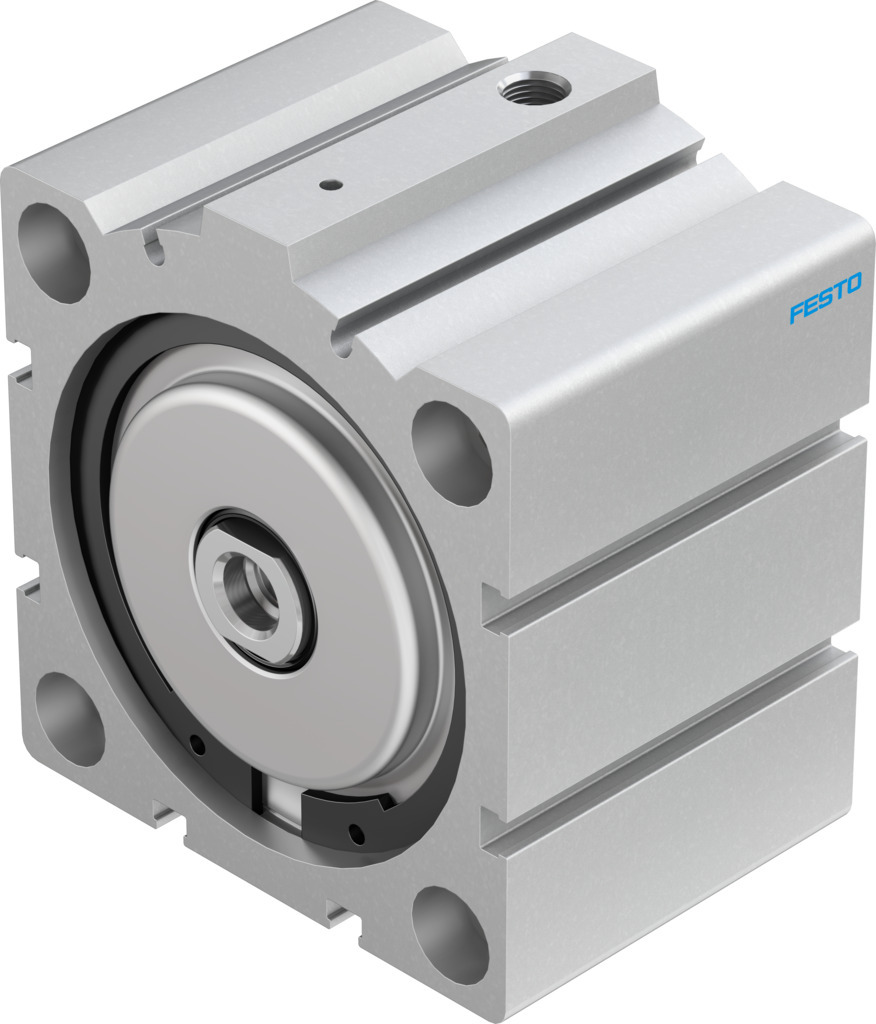 Festo AEVC Short stroke cylinder - 80mm, G1/8, 25mm, AEVC-80-25-I-P