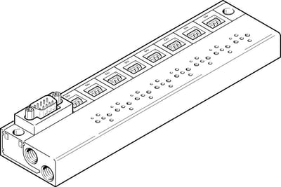 Festo MHP1-PR6-3-PI-D9 Manifold block