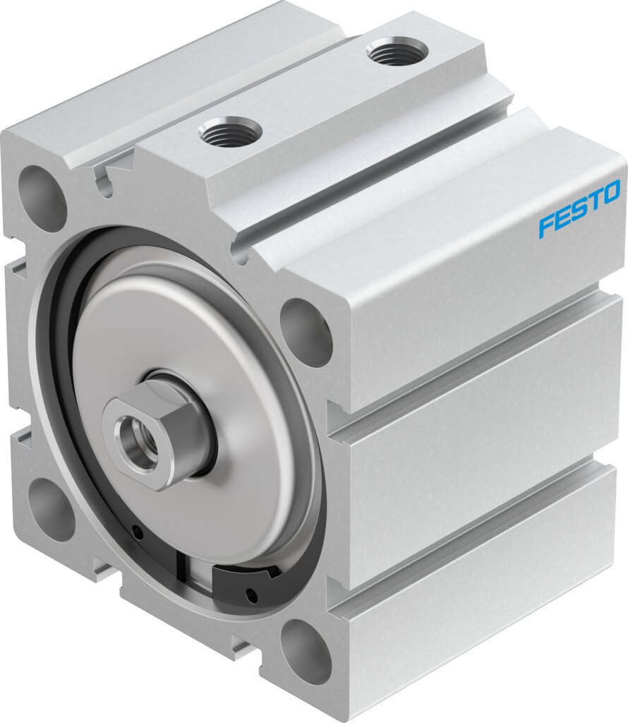 Festo ADVC Short stroke cylinder - 63mm, G1/8, 20mm, ADVC-63-20-I-P