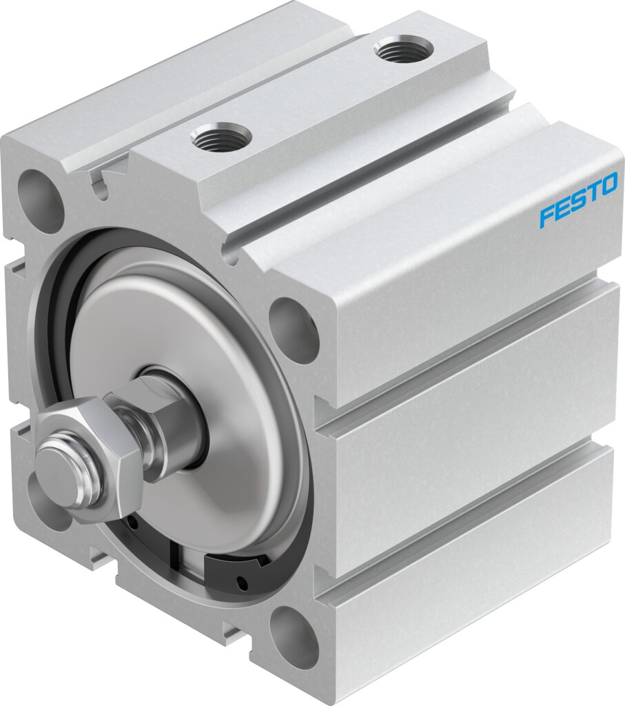 Festo ADVC Short stroke cylinder - 63mm, G1/8, 25mm, ADVC-63-25-A-P