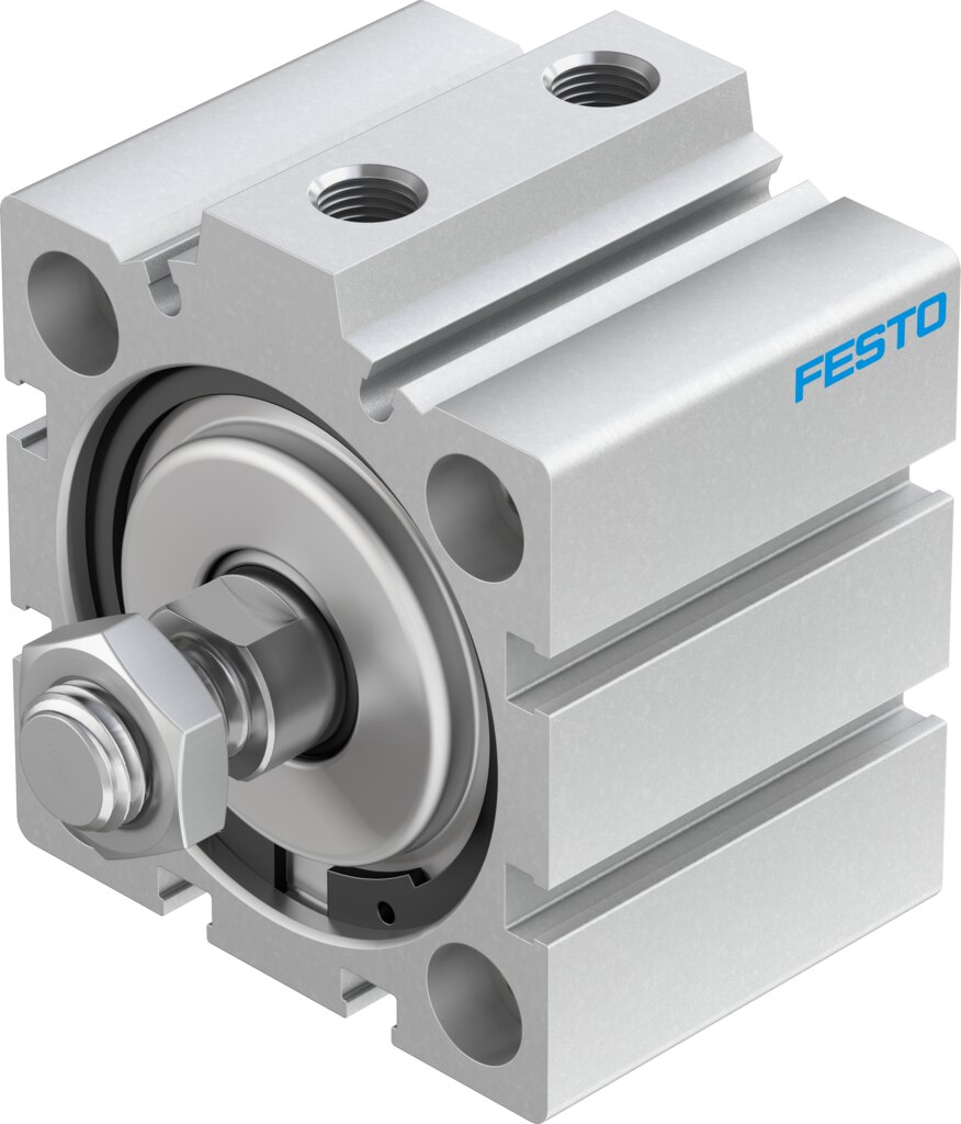 Festo ADVC Short stroke cylinder - 50mm, G1/8, 10mm, ADVC-50-10-A-P-A