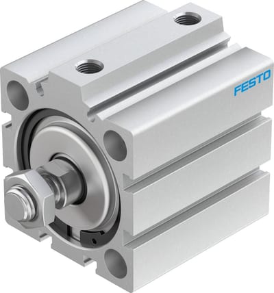 Festo ADVC Short stroke cylinder - 50mm, G1/8, 25mm, ADVC-50-25-A-P-A