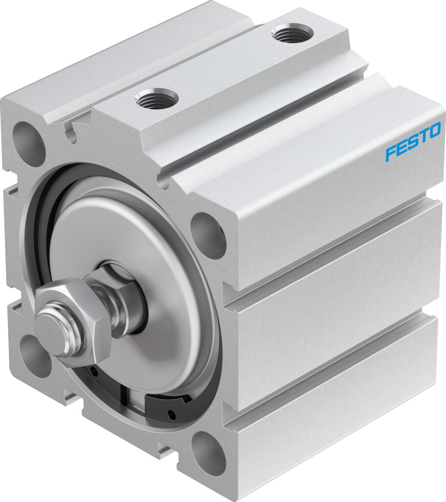 Festo ADVC Short stroke cylinder - 63mm, G1/8, 20mm, ADVC-63-20-A-P-A