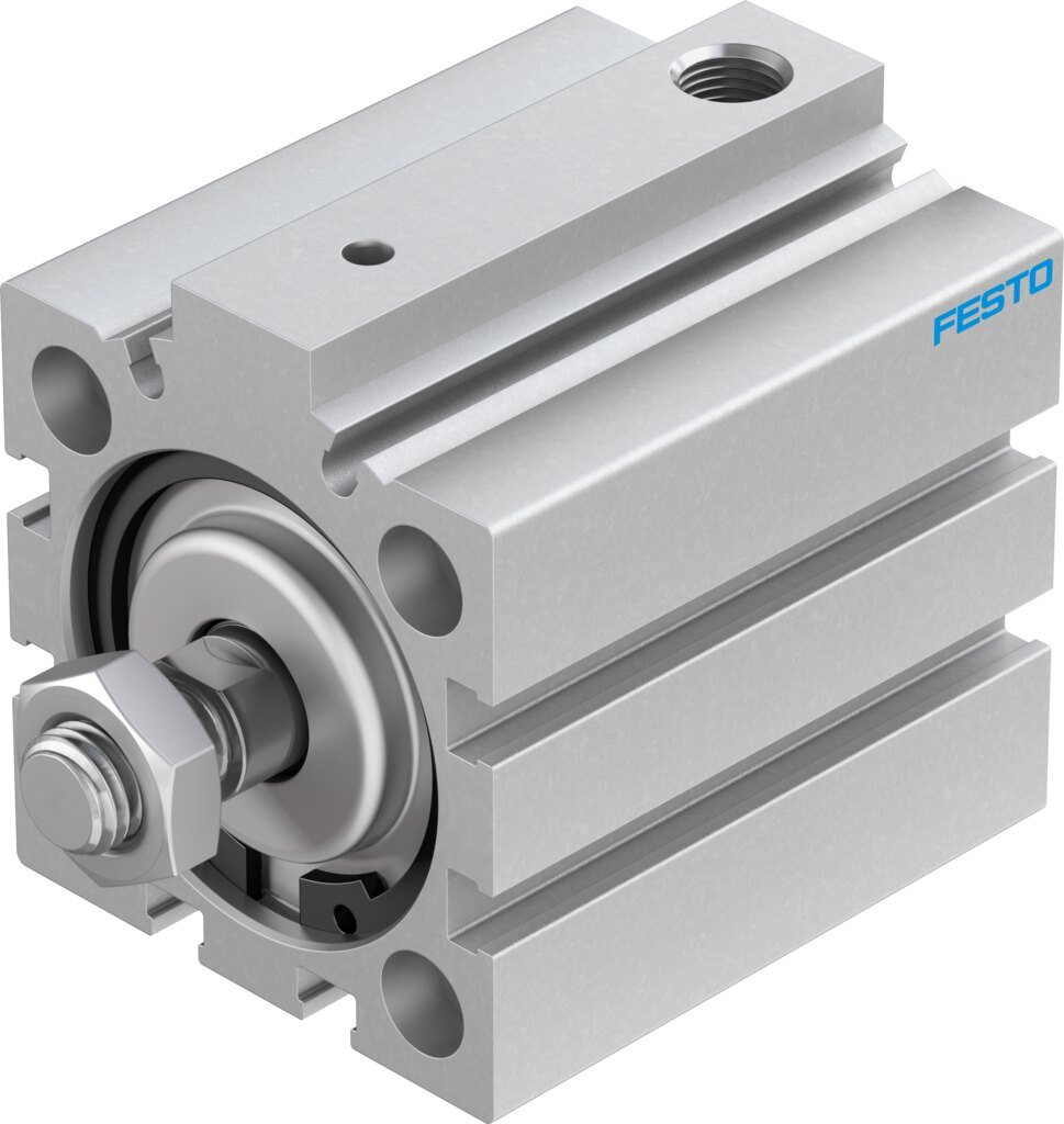 Festo AEVC Short stroke cylinder - 40mm, G1/8, 25mm, AEVC-40-25-A-P-A