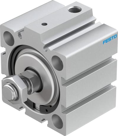 Festo AEVC Short stroke cylinder - 50mm, G1/8, 10mm, AEVC-50-10-A-P-A