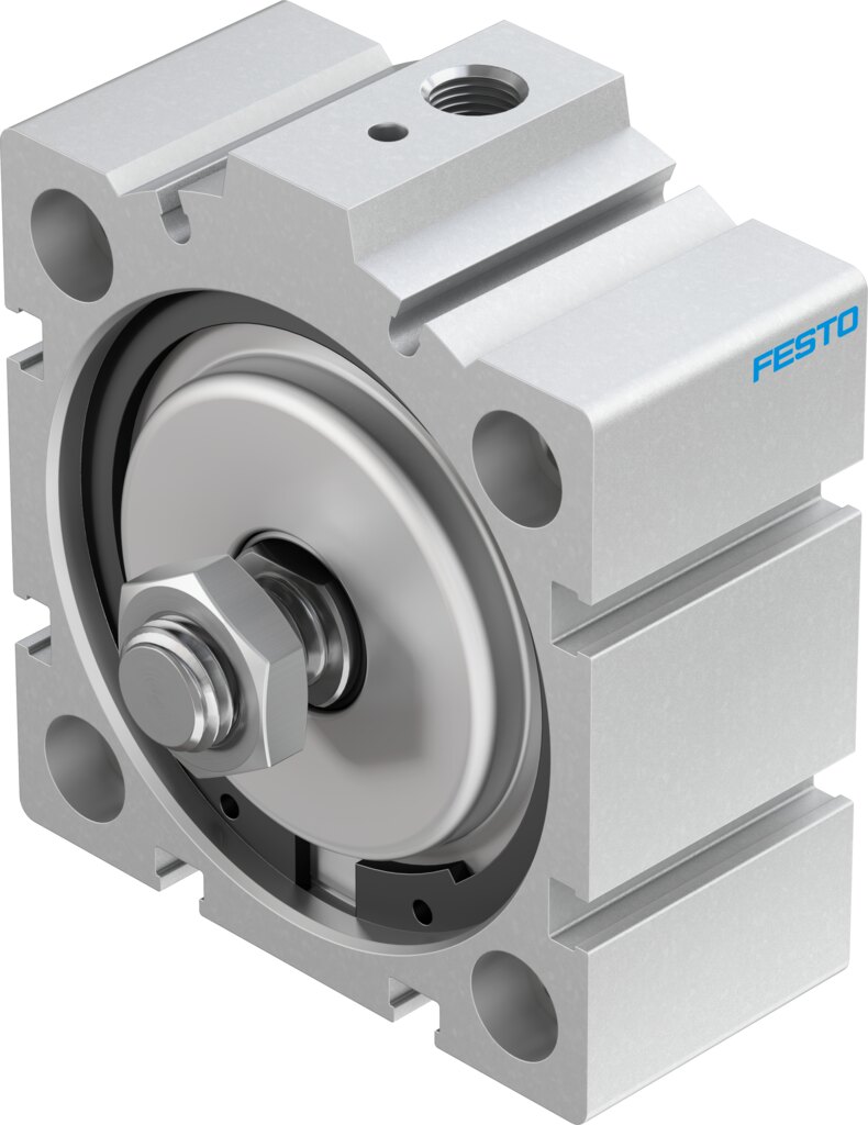 Festo AEVC Short stroke cylinder - 63mm, G1/8, 10mm, AEVC-63-10-A-P