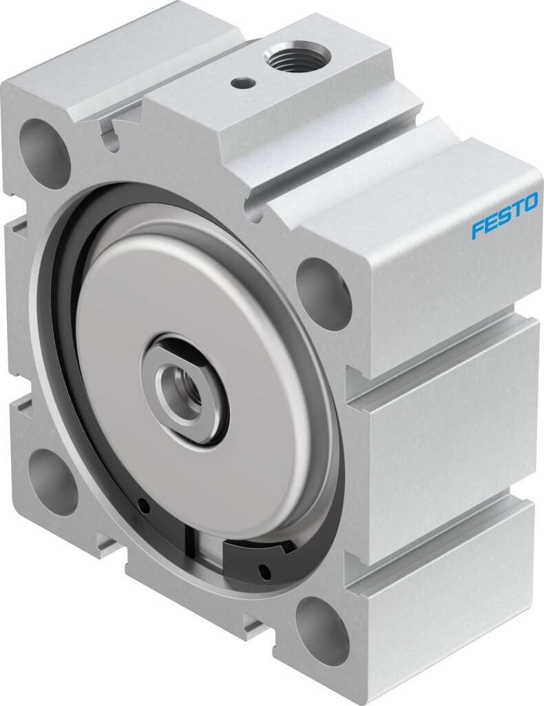 Festo AEVC Short stroke cylinder - 63mm, G1/8, 10mm, AEVC-63-10-I-P