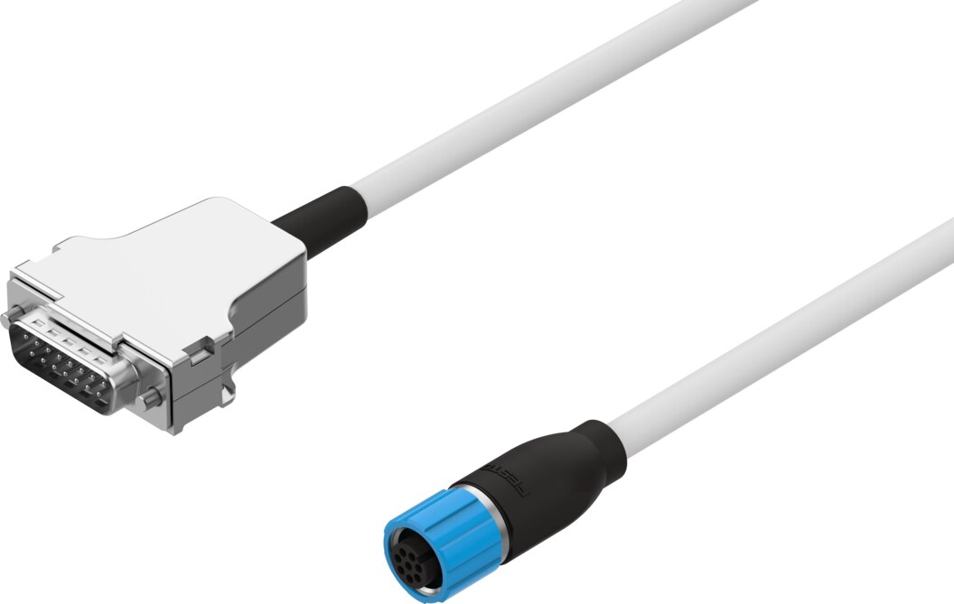 Festo NEBM Encoder cable - 7.5M, NEBM-M12G8-E-7.5-N-S1G15
