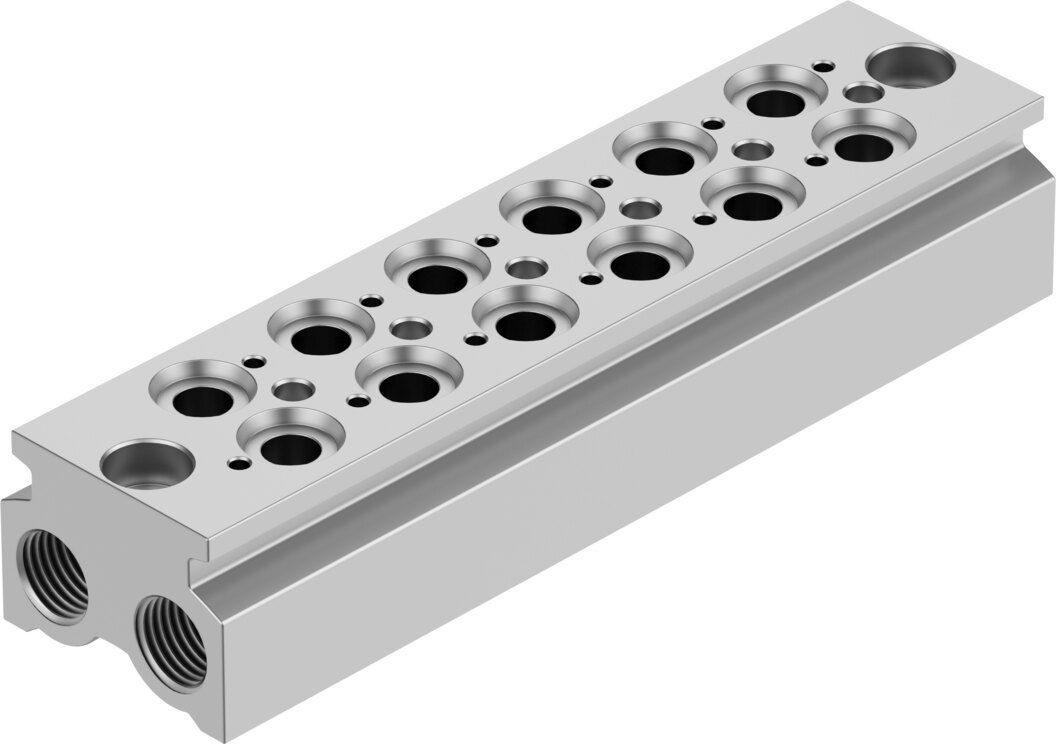 Festo CPE18-3/2-PRS-3/8-6 Manifold block