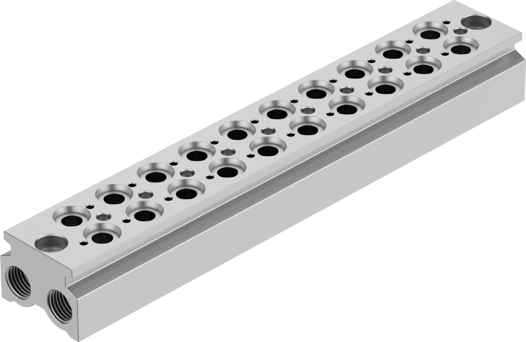 Festo CPE18-3/2-PRS-3/8-10-NPT Manifold block